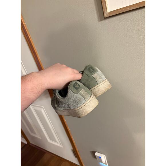 Converse Pro Leather Low Top Suede Lily Pad/Pale Mens Size 8.5 167889c - Picture 4 of 5